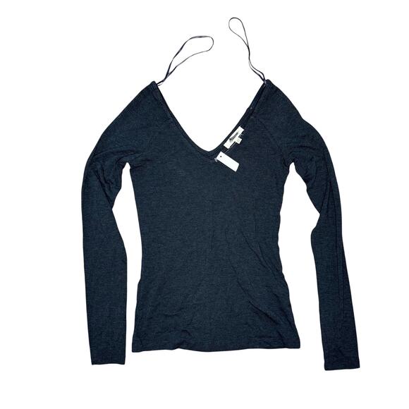 NWT Madewell Jersey V-Neck Long-Sleeve Top Size XXS - Picture 5 of 7